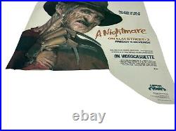 1986 Nightmare On Elm Street Part 2 Video Store Lightbox Store Display Original