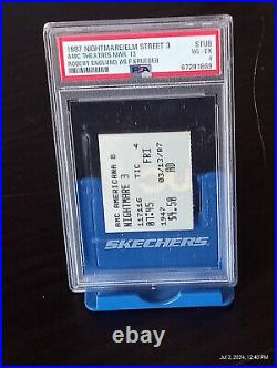 1987 A Nightmare on Elm Street 3 Movie Ticket Stub PSA 4