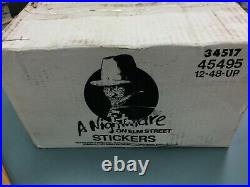 1988 A Nightmare On Elm Street Stickers Factory Case (12 Boxes X 48pk)-value
