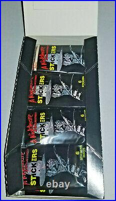 1988 Comic Images A Nightmare On Elm Street Stickers 48 Pack Box Wow Hot
