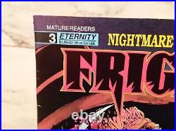 1988 FRIGHT #3 1ST FREDDY KREUGER Horror Movie Comic Nightmare on Elm Street