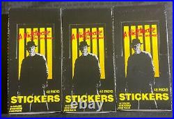 1988 NIGHTMARE ON ELM STREET Stickers 3 Boxes of 48 Packs of 6 Freddy Krueger