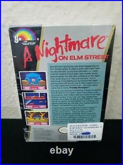 1989 A Nightmare On Elm Street Nintendo NES Videogame Blockbuster SEALED RARE