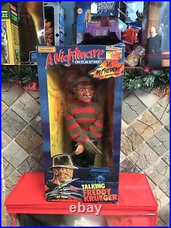 1989 Matchbox A Nightmare on Elm Street Talking Freddy Krueger Doll Poseable