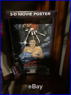 2006 Mcfarlane Wes Cravens Nightmare On Elm Street 3-D Movie Poster Freddy