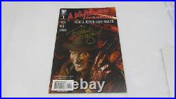 2006 Nightmare On Elm Street #1 Comic Signed By Actor Robert Englund Freddy