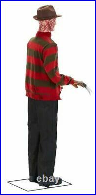 2021 Gemmy Halloween A Nightmare on Elm Street Life Size Animated Freddy Krueger