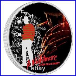 2022 A Nightmare on Elm Street Niue 1oz PP Silver Coin in Color