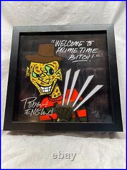 3D Pop Art FREDDY KRUEGER Nightmare on Elm Street - ROBERT ENGLUND SIGNED