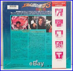4 Laserdisc Nightmare on Elm Street 1 (2, 3, 4 New) Japan LD