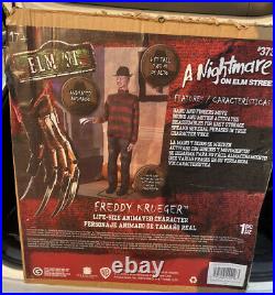 6 Ft LIFE-SIZE Animated FREDDY KRUEGER Nightmare on Elm Street by GEMMY NIB