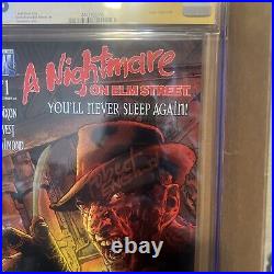 A NIGHTMARE ON ELM STREET #1 CGC 9.8 SS SIGNED BY ROBERT ENGLUND Freddy
