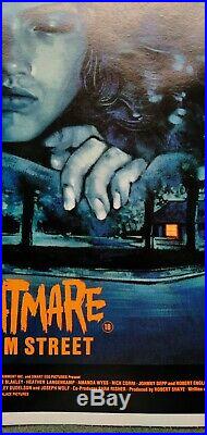 A NIGHTMARE ON ELM STREET (1984) original UK quad movie poster -ROLLED- LinenB'd