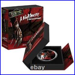 A NIGHTMARE ON ELM STREET 2022 1 oz Pure Silver Proof Coin Niue NZ Mint