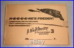 A NIGHTMARE ON ELM STREET 3 DREAM WARRIORS 1987 VTG Rare Horror Movie Standee