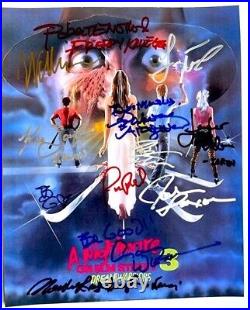 A NIGHTMARE ON ELM STREET 3 Dream Warriors photo cast signed by 12 HORROR