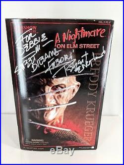 A NIGHTMARE ON ELM STREET Freddy Krueger 12 Figure Sideshow Sealed Signed