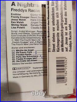 A NIGHTMARE ON ELM STREET Freddys Rache Soundtrack Cassette Tape (1 Crack)