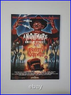 A NIGHTMARE ON ELM STREET II Freddy's Revenge 1985 Movie Poster Canvas Print