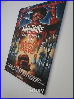 A NIGHTMARE ON ELM STREET II Freddy's Revenge 1985 Movie Poster Canvas Print