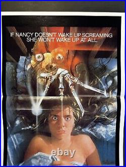 A NIGHTMARE ON ELM STREET Original Australian Daybill Movie Poster 1984 13x30in