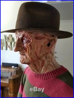 A NightMare on Elm Street 11 life size Freddy Krueger Replica Prop Statue Bust