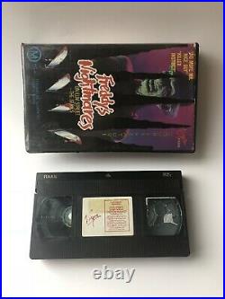 A Nightmare On Elm Street 1,2,3,4,5,6 + BONUS! Freddys Nightmares VHS Ex Rental