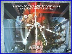 A Nightmare On Elm Street 1984 Original Movie Poster Fred Krueger Halloween Nm-m