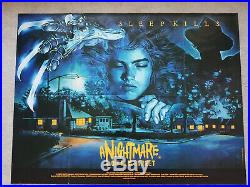 A Nightmare On Elm Street 1984 Original U. K. Quad Poster Folded VG Wes Craven
