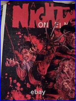 A Nightmare On Elm Street 3 Artwork By Nathan Thomas Milliner Signed Rare