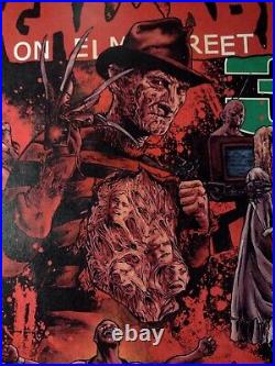 A Nightmare On Elm Street 3 Artwork By Nathan Thomas Milliner Signed Rare