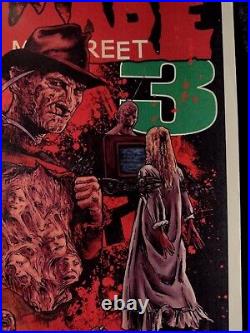 A Nightmare On Elm Street 3 Artwork By Nathan Thomas Milliner Signed Rare