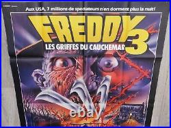 A Nightmare On Elm Street 3 Dream Warriors French Poster Original 4763 1987