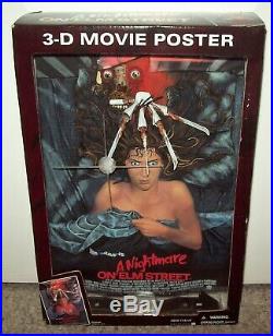 A Nightmare On Elm Street 3D Poster Freddy Krueger McFarlane Toys figure statue