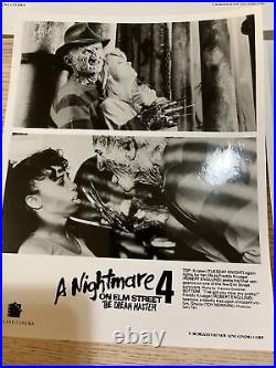 A Nightmare On Elm Street 4 Press Kit Freddy Krueger Dream Master Gloss Photos