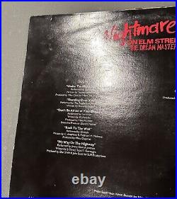 A Nightmare On Elm Street 4 Signed Soundtrack Vinyl Record Freddy Krueger Robert