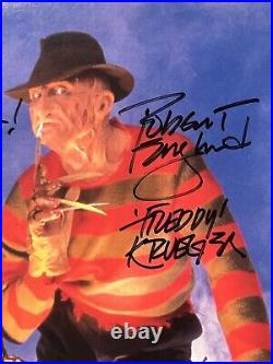 A Nightmare On Elm Street 5 Signed Laserdisc Freddy Krueger Robert Beckett COA