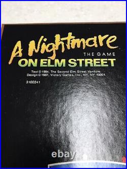 A Nightmare On Elm Street Board Game 1987 Freddy Kruger