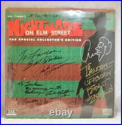 A Nightmare On Elm Street Collector's Edition Laser Disc Signed JSA Englund +6