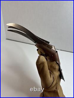 A Nightmare On Elm Street Custom Real Metal Freddy Krueger Glove