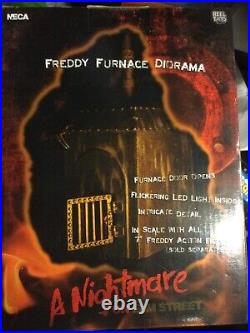 A Nightmare On Elm Street Freddie Krueger Furnace Diorama NECA