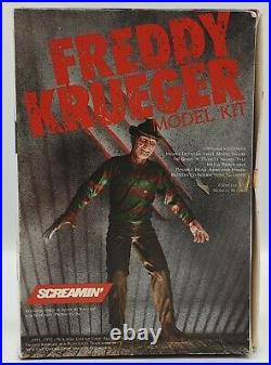 A Nightmare On Elm Street Freddy Kruger Model Kit Made By Screamin