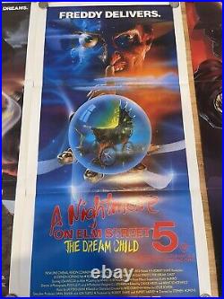 A Nightmare On Elm Street Freddy Original Australian Daybill Movie Posters Set
