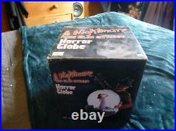 A Nightmare On Elm Street Horror Globe Freddy Krueger Boxed No Damage Neca Rare