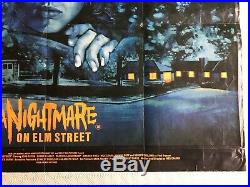 A Nightmare On Elm Street Movie Quad Poster 1984 Wes Craven Graham Humphreys Art