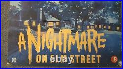A Nightmare On Elm Street Original Video Shop Film Poster 1980s Freddy Horror