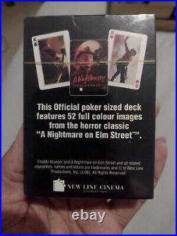 A Nightmare On Elm Street Playing Cards Official New Line Cinema Sealed