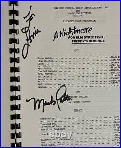 A Nightmare On Elm Street Press Kit Photos & Mark Patton Signed Nightmare 2 Kit