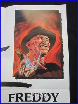 A Nightmare On Elm Street Promo Poster Marvel Comics Freddy Krueger Huge