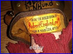 A Nightmare On Elm Street SIGNED Metal Freddy Krueger Glove Robert Englund COA